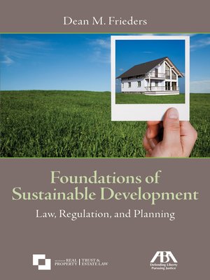 cover image of Foundations of Sustainable Development